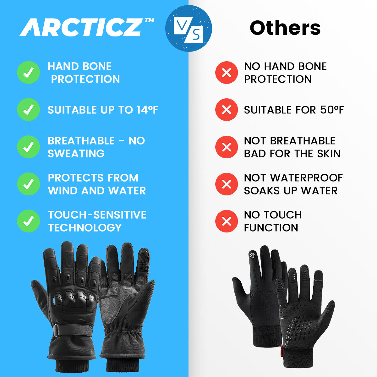 Arcticz™ - Tactical Thermo Gloves Plus